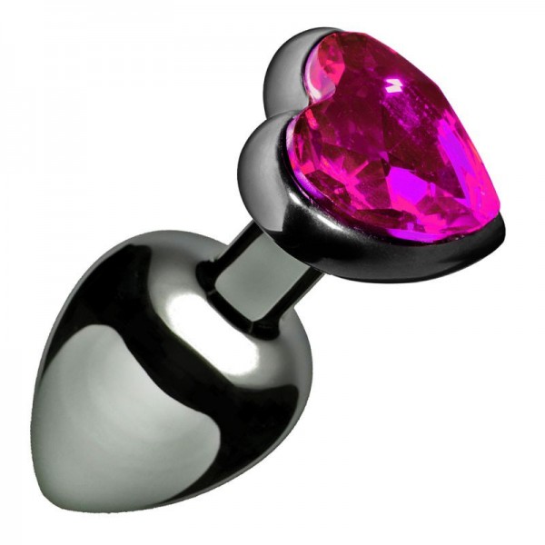 PLUG ANALE HEART JEWEL PLUG SMALL (PINK)