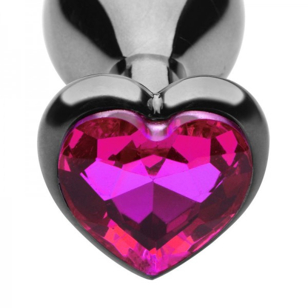 PLUG ANALE HEART JEWEL PLUG SMALL (PINK)