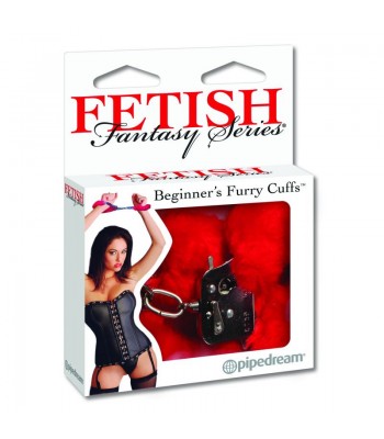 Beginner's Furry cuffs Red 2