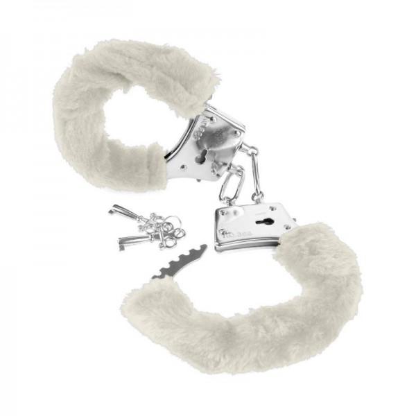 Begginers Furry Cuffs White