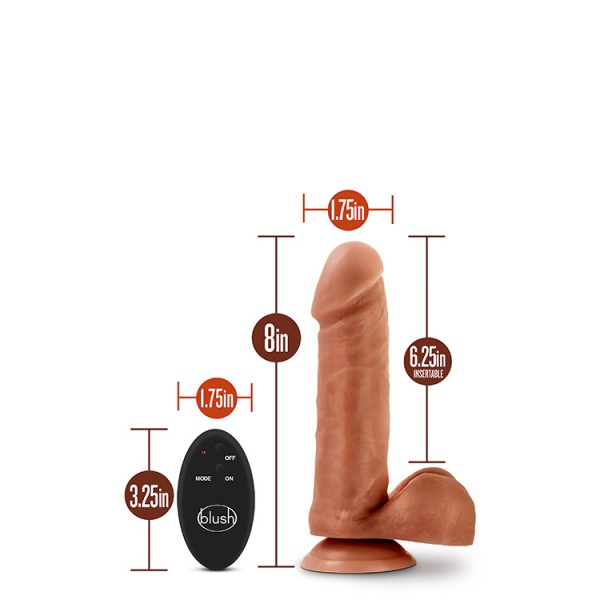 DR. SKIN 8INCH WIRELESS REMOTE DILDO