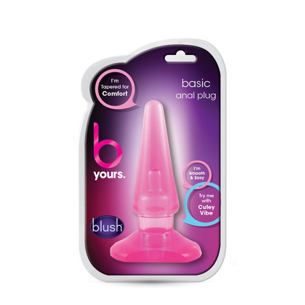B YOURS BASIC ANAL PLUG PINK
