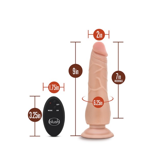 DR. SKIN 9INCH WIRELESS REMOTE DILDO
