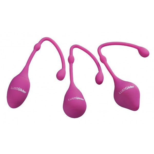 LustGlider Kegel Ball Set lila