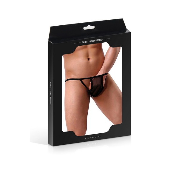 Jock-strap noir avec dentelle Paris...