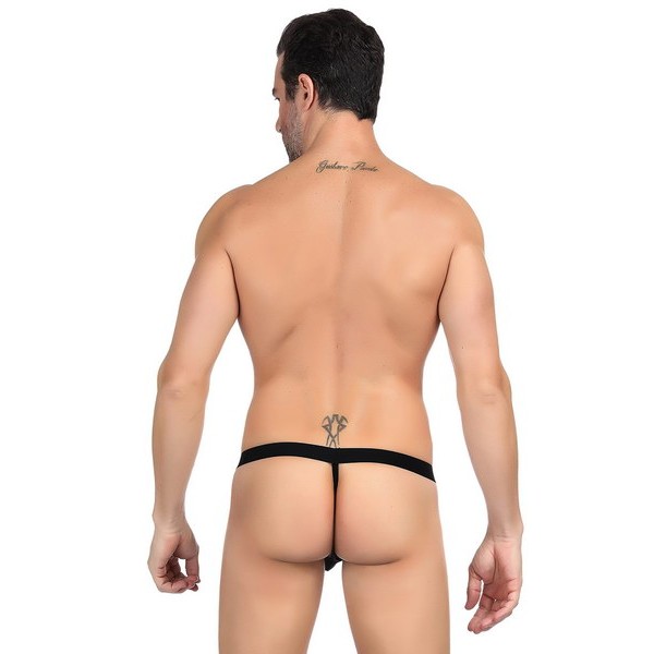 String noir résille homme Paris...