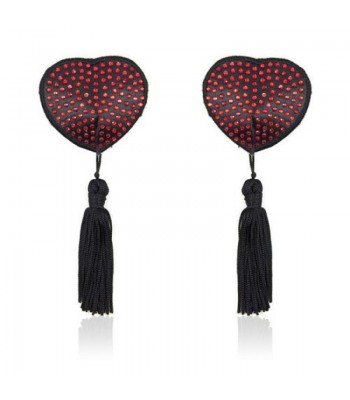 Heart shine nipples tassels 2