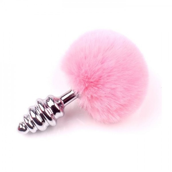 Anal Plug Fluffly Twist Small Metalic...