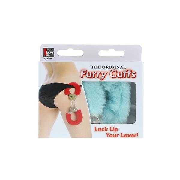 DREAM TOYS HANDCUFFS WITH PLUSH BLUE