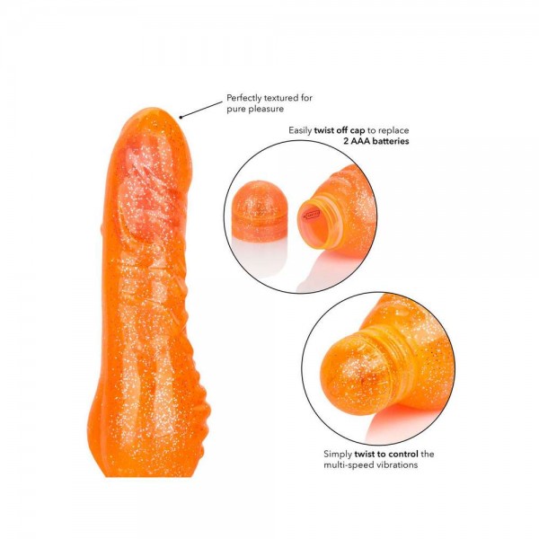 Κλασικός Δονητής Με Glitter - Sparkle...